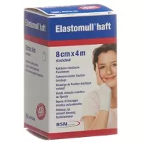 ELASTOMULL HAFT Бинт марлевий білий рулон 4мх8см