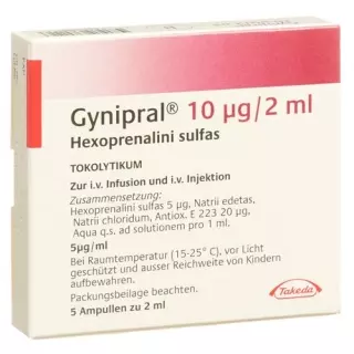 Gynipral 10 mcg/2 ml 5 Ampullen 2 ml