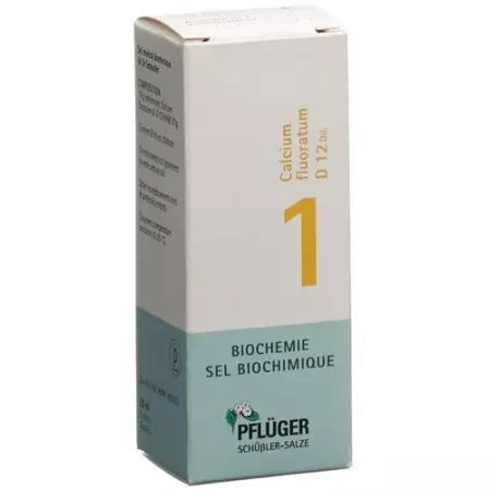 PFLÜGER SCHÜSSLER № 1 Calc fluor краплі D12 30 мл