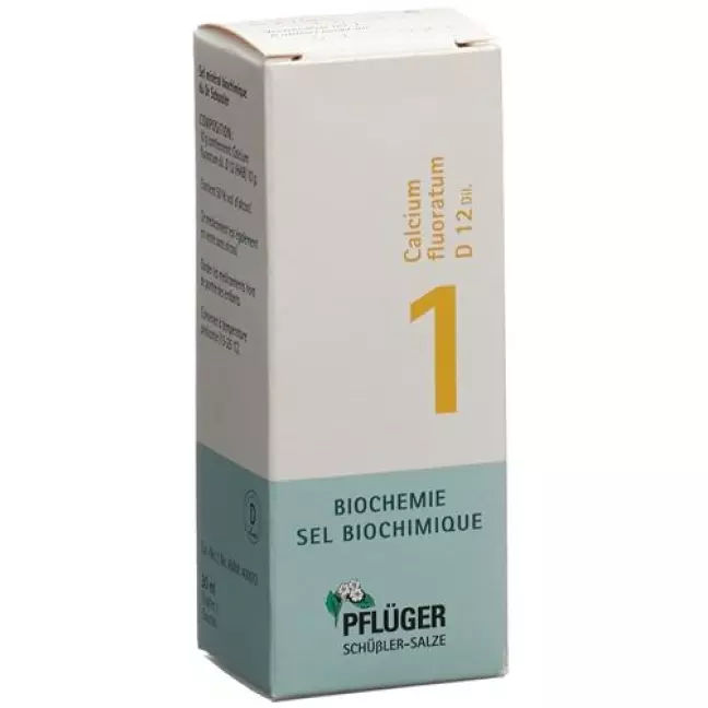 PFLÜGER SCHÜSSLER № 1 Calc fluor краплі D12 30 мл