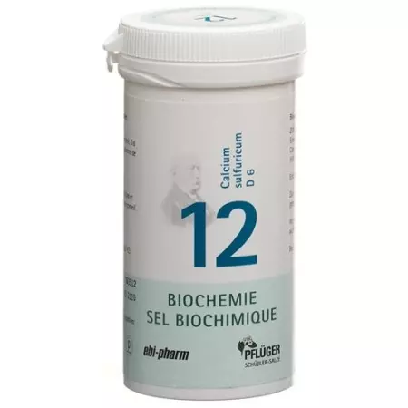 Pflueger Schussler Nr. 12 Calc Sulf у таблетках, D 6 25г Pflueger Schussler Nr. 12 Calc Sulf у таблетках, D 6 25г