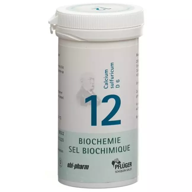 Pflueger Schussler Nr. 12 Calc Sulf у таблетках, D 6 25г Pflueger Schussler Nr. 12 Calc Sulf у таблетках, D 6 25г