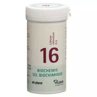 Pflueger Schussler Nr. 16 Lit Chlor в таблетках, D 6 100г