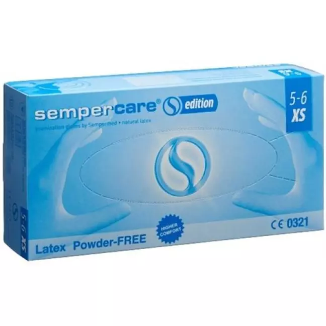 Sempercare Edition Gloves Latex XS непудрені 100 шт