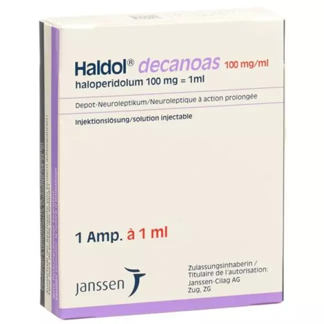 Haldol decanoas Inj Lös 100 mg/ml Amp 1 мл Haldol decanoas Inj Lös 100 mg/ml Amp 1 мл