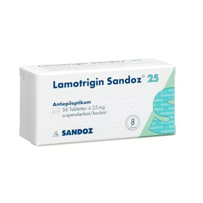ЛАМОТРИГИН Sandoz Disp Tabl 25 мг ЛАМОТРИГИН Sandoz Disp Tabl 25 мг