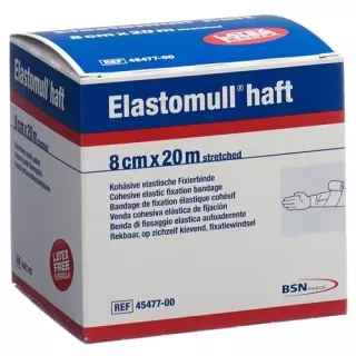 Бинт марлевий ELASTOMULL HAFT рулон білий 20мх8см