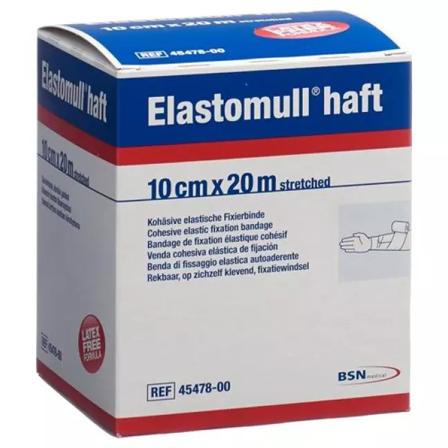 Elastomull Haft марлевый бинт Weiss 20мX10см рулон Elastomull Haft марлевый бинт Weiss 20мX10см рулон