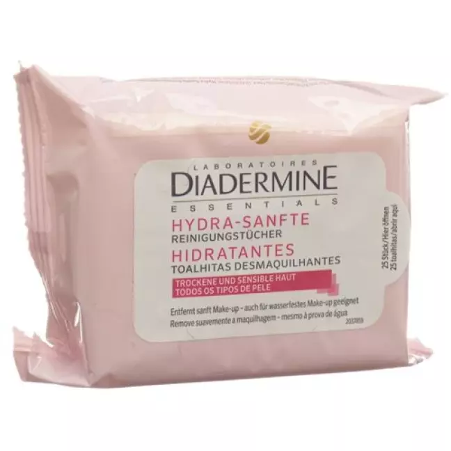 Diadermine очищающие салфетки Hydra Sanft 25 штук Diadermine очищающие салфетки Hydra Sanft 25 штук