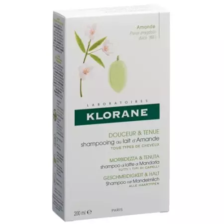 Шампунь з мигдальним молоком Klorane 200 мл