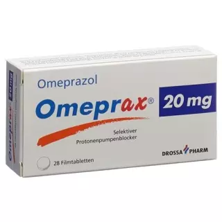 Омепракс таблетки плівка 20 мг 28 шт