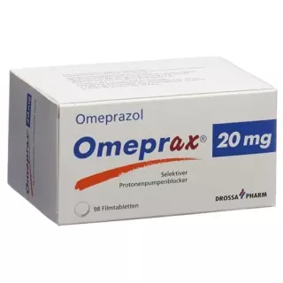 Омепракс таблетки плівка 20 мг 98 шт