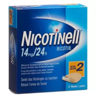 Nicotinell 2 середній Matrixpfl 14 мг/24 год 21 шт
