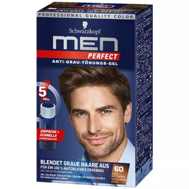 Men Perfect Tonung 60 Natur Mittelbraun