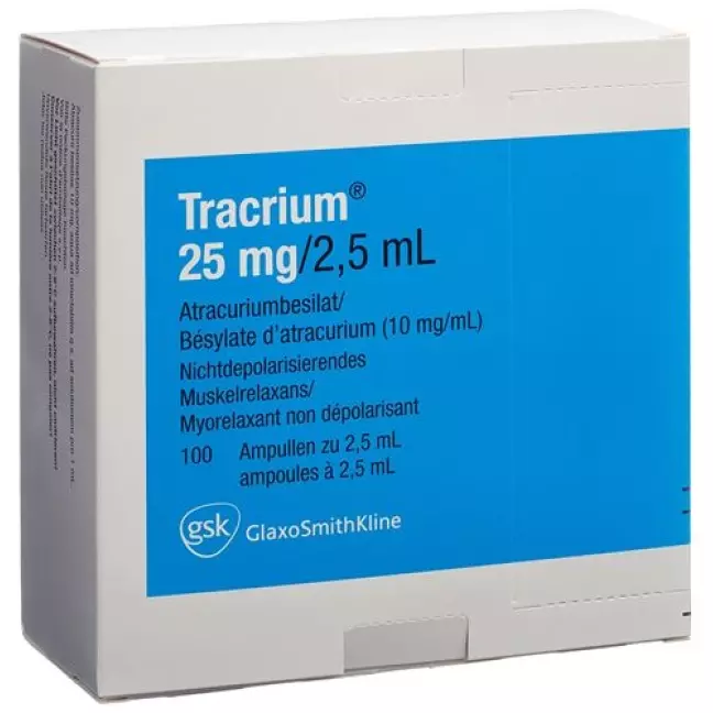Tracrium Inj Lös 25 мг/2,5 мл 100 ампер 2,5 мл Tracrium Inj Lös 25 мг/2,5 мл 100 ампер 2,5 мл