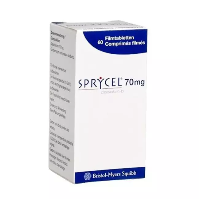 Sprycel плівка таблетки 70 мг фл 60 шт Sprycel плівка таблетки 70 мг фл 60 шт