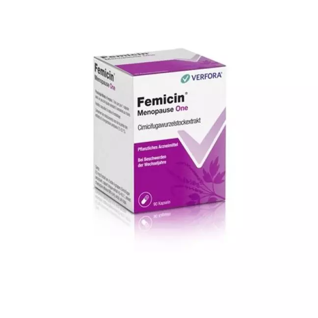 Femicin Menopause Одна капсула 6,5 мг 90 шт Femicin Menopause Одна капсула 6,5 мг 90 шт