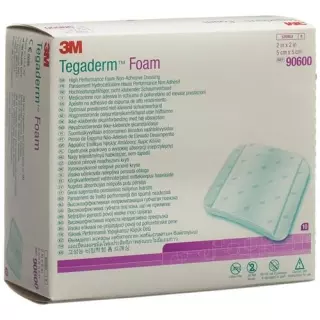 Пінний компрес 3M Tegaderm Foam 5,1х5,1 см неклейкий 10 шт.