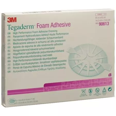 Компрес пінопластовий 3M Tegaderm Foam 10х11см овальний клей 5 шт