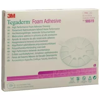Компрес пінопластовий 3M Tegaderm Foam 7,6х7,6 см клей 5 шт