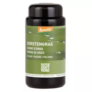 Порошок трави ячменю NaturKraftWerke Demeter 50 г