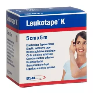 Гіпсова пов'язка Leukotape K 5мх5см кольору шкіри