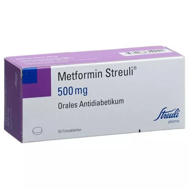 Metformin Streuli Filmtable 500 мг 50 шт Metformin Streuli Filmtable 500 мг 50 шт