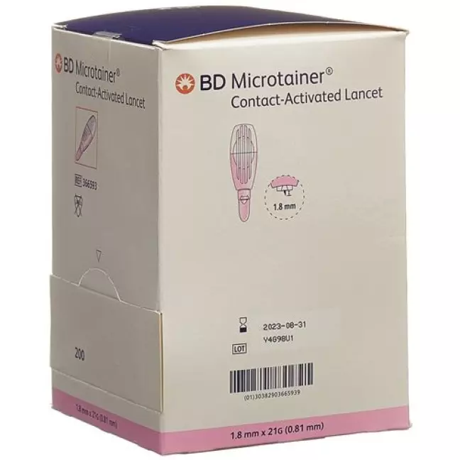 BD Microtainer контактно активовані ланцети для капілярної крові