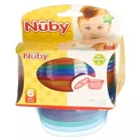 Набір каша Nuby picnic 300 мл з кришкою 6 шт