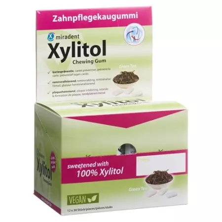MIRADENT XYLIT KAUGUM GRUE TEE