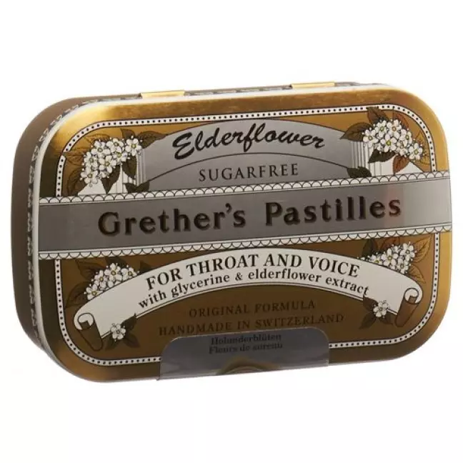 Пастилки Grethers Elderflower без цукру Ds 110 г