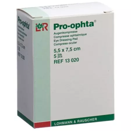 Pro Ophta eye comp 5.5x7.5cm unwelded 5шт Pro Ophta eye comp 5.5x7.5cm unwelded 5шт
