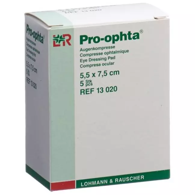 Pro Ophta eye comp 5.5x7.5cm unwelded 5шт Pro Ophta eye comp 5.5x7.5cm unwelded 5шт