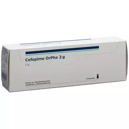Цефепім Орфа суха речовина 2 г 5 флаконів