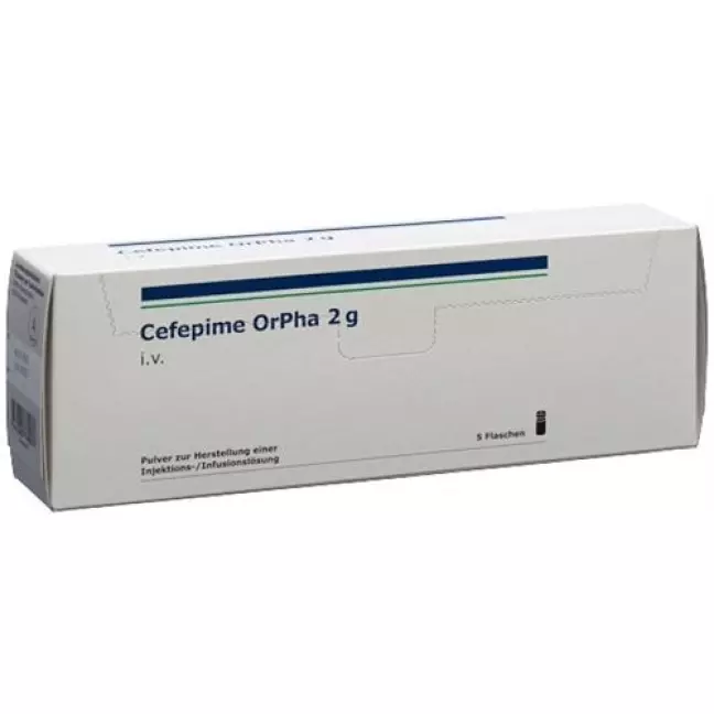 Цефепім Орфа суха речовина 2 г 5 флаконів