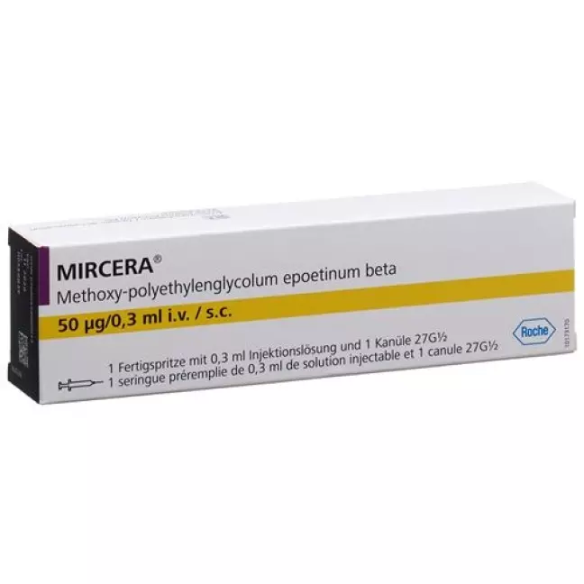 Mircera Inj Lös 50 мкг/0,3 мл Fertspr Mircera Inj Lös 50 мкг/0,3 мл Fertspr