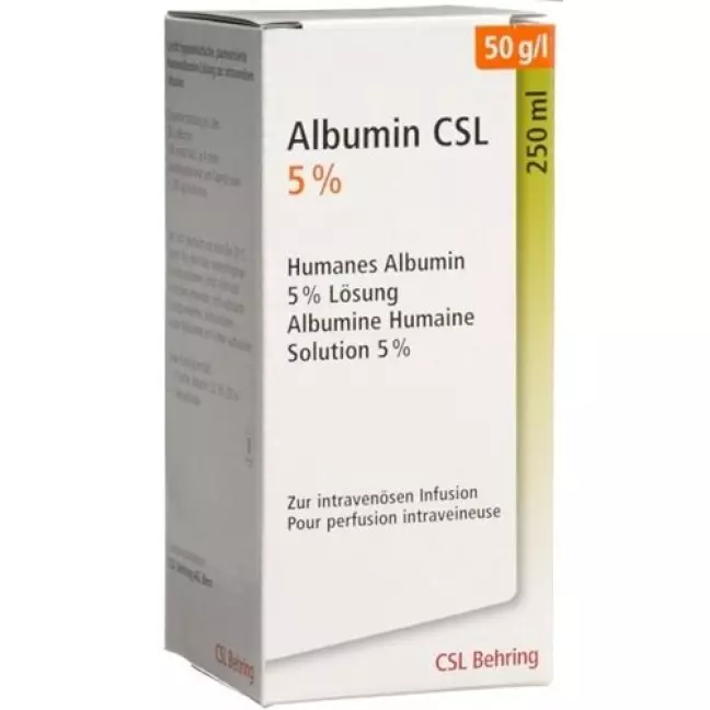 Альбумін CSL Inf Lös 5% 250 мл