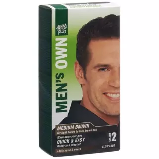 HENNA PLUS Mens Own Syst2 середньо-коричневий