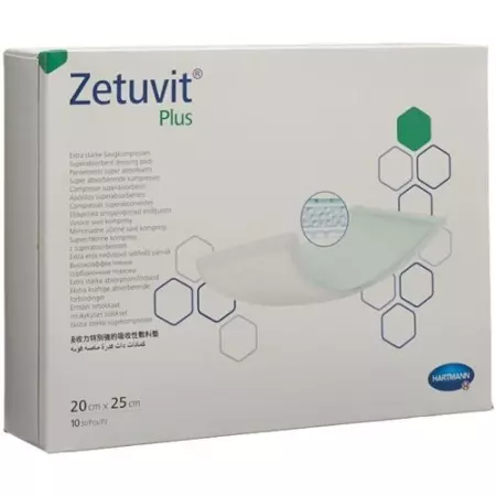 Пов'язка абсорбуюча Zetuvit Plus 20х25см 10 шт Пов'язка абсорбуюча Zetuvit Plus 20х25см 10 шт