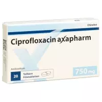 Ципрофлоксацин Аксафарм Filmtabl 750 мг 20 шт