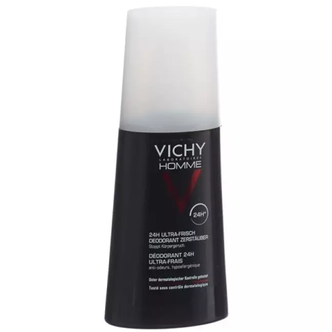 Vichy Homme Deo Ultra-Frisch спрей 100мл Vichy Homme Deo Ultra-Frisch спрей 100мл