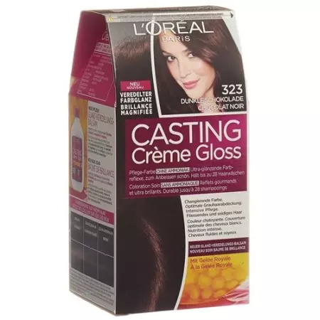 Чорний шоколад CASTING Creme Gloss 323