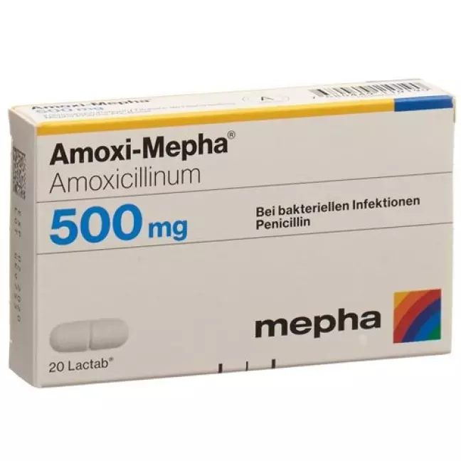 Амокси-Мефа Лактаб 500 мг 20 шт Амокси-Мефа Лактаб 500 мг 20 шт