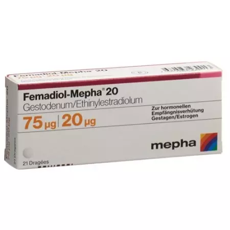 Фемадіол-Мефа 20 Драг 21 шт Фемадіол-Мефа 20 Драг 21 шт