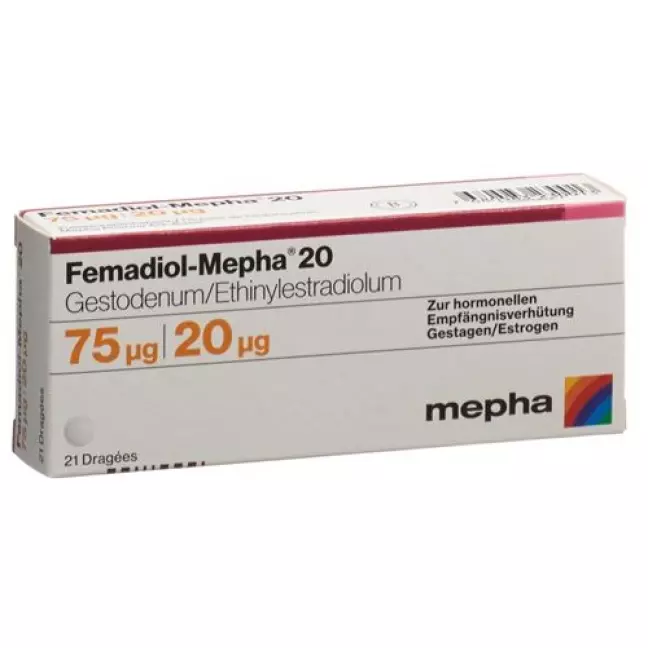 Фемадіол-Мефа 20 Драг 21 шт Фемадіол-Мефа 20 Драг 21 шт