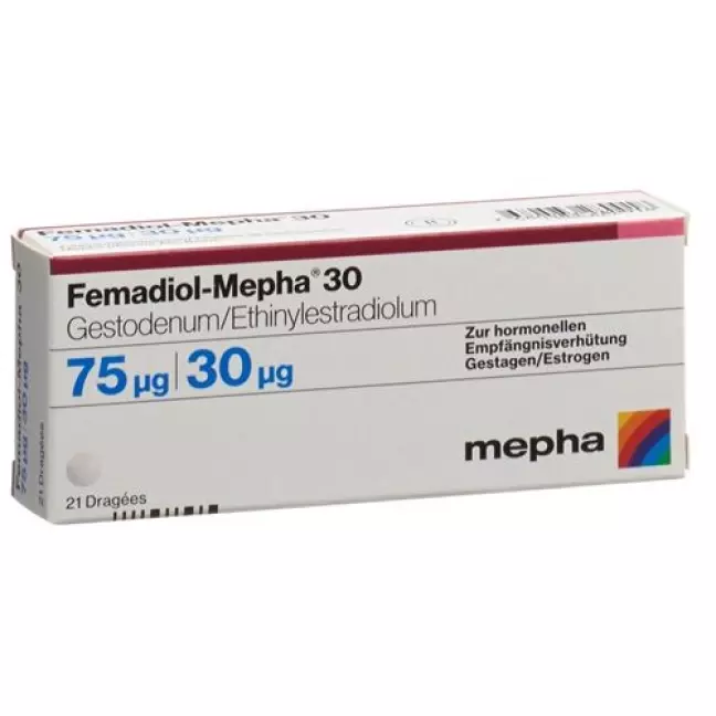 Femadiol-Mepha 30 Drag 6 х 21 шт Femadiol-Mepha 30 Drag 6 х 21 шт