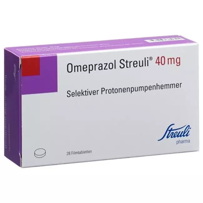 Омепразол Streuli Filmtable 40 мг 28 шт