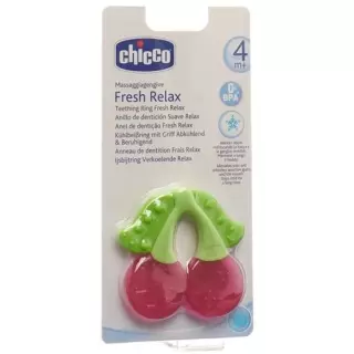 CHICCO охолоджуюче зубне кільце з водою абревіатура Beruhi вишня 4+