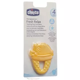 CHICCO охолоджуюче зубне кільце з водяним охолодженням Beruhi ice 4+