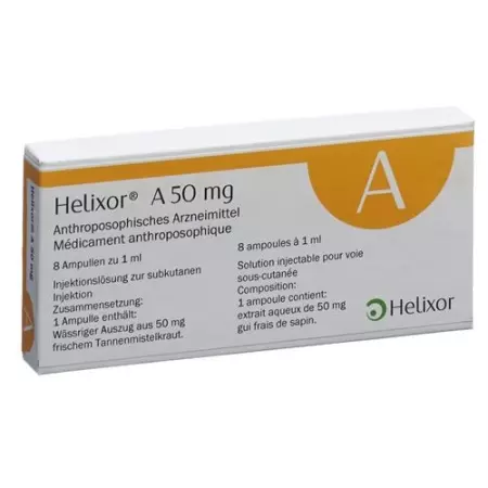 Helixor A Inj Lös 50 mg Amp 8 шт